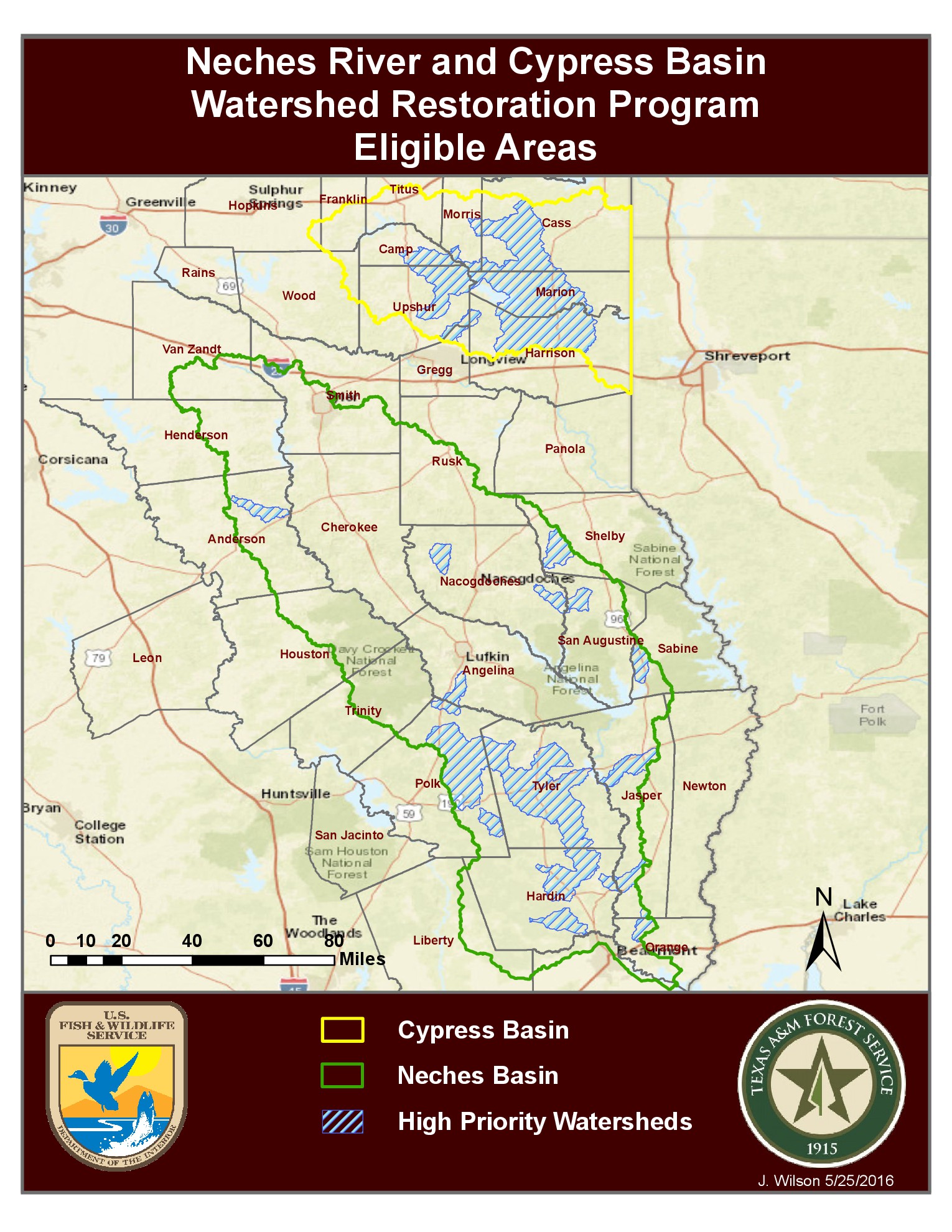 Watershed Grant Map