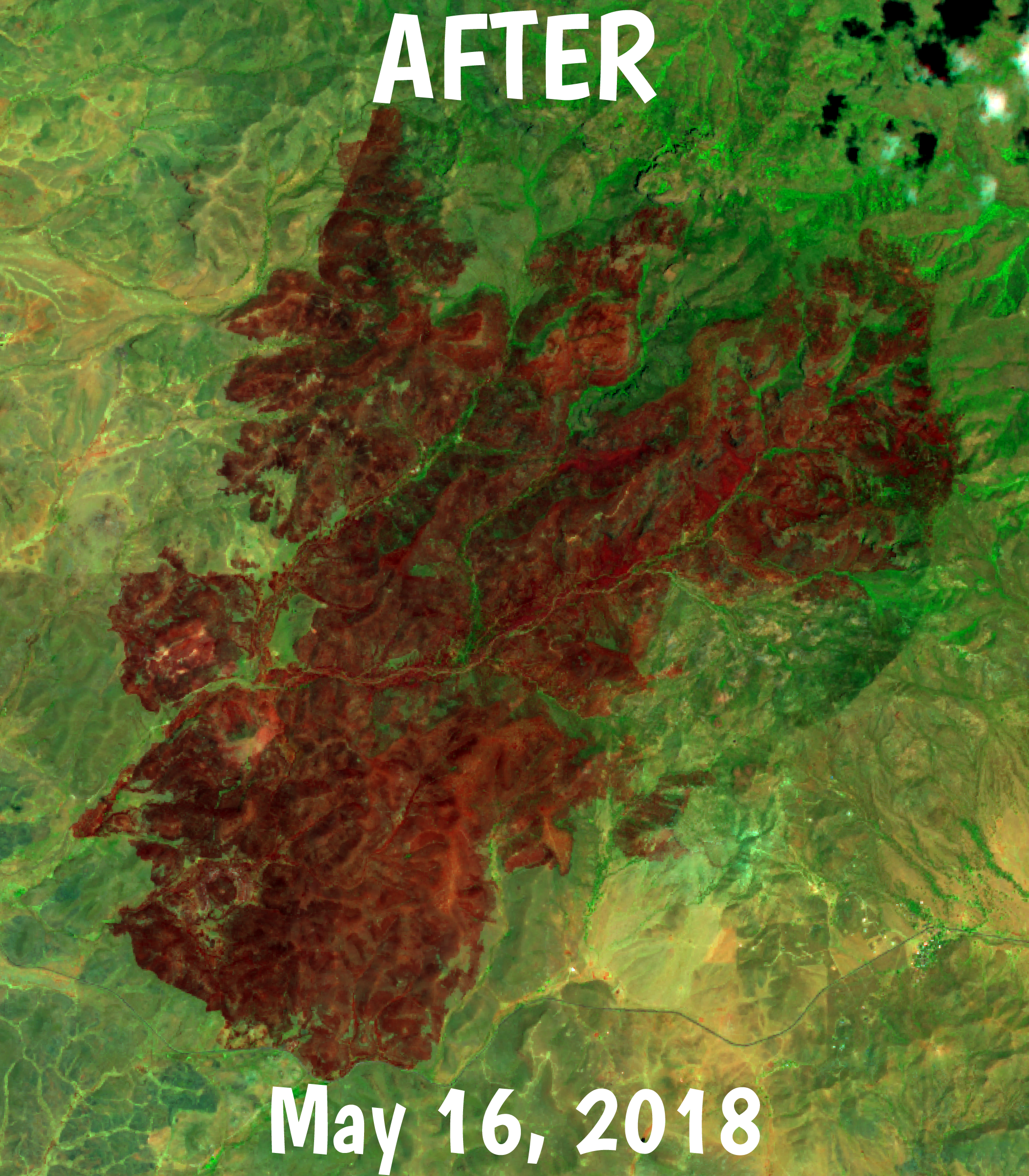 McDannald Fire - after