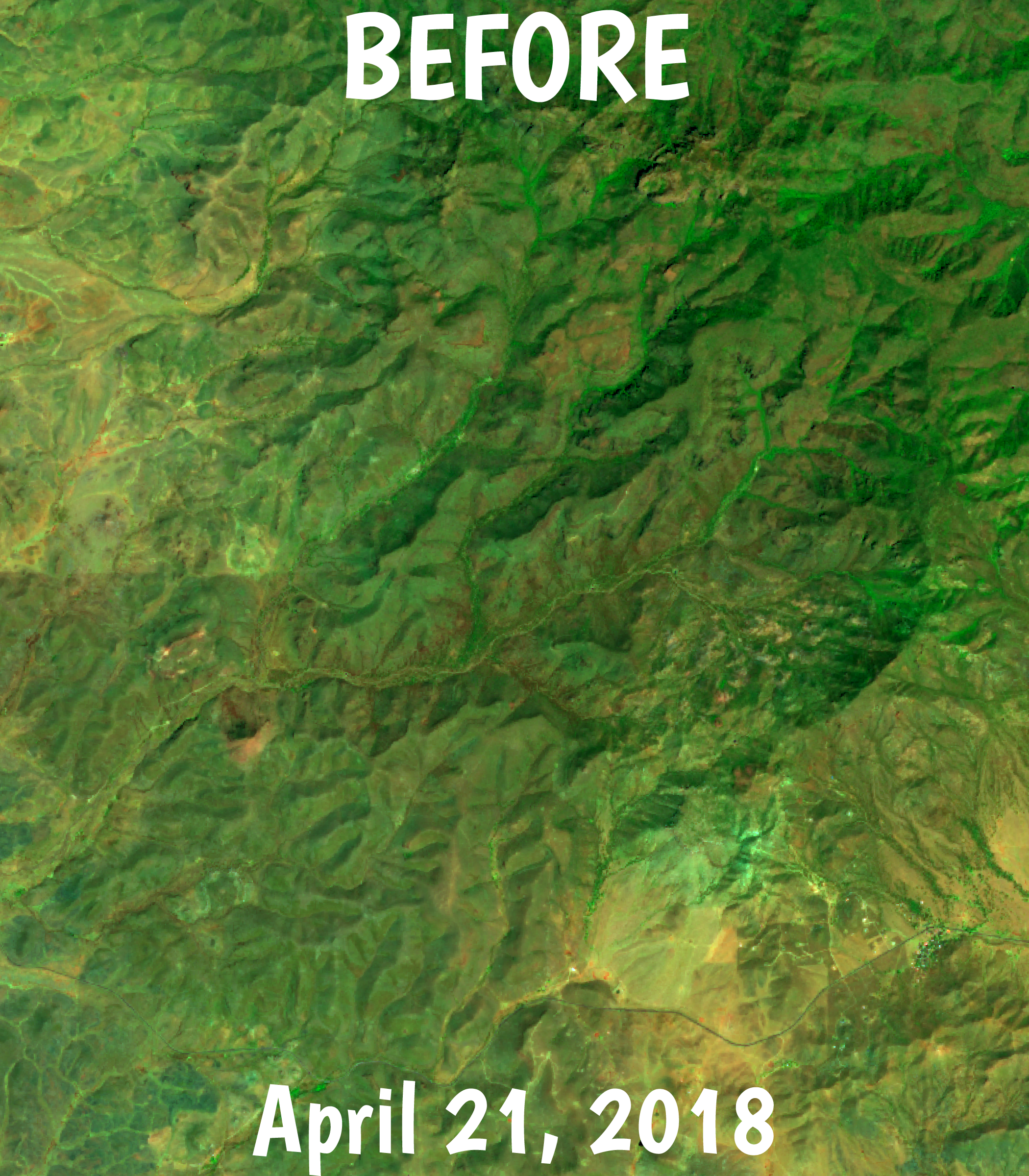 McDannald Fire - before