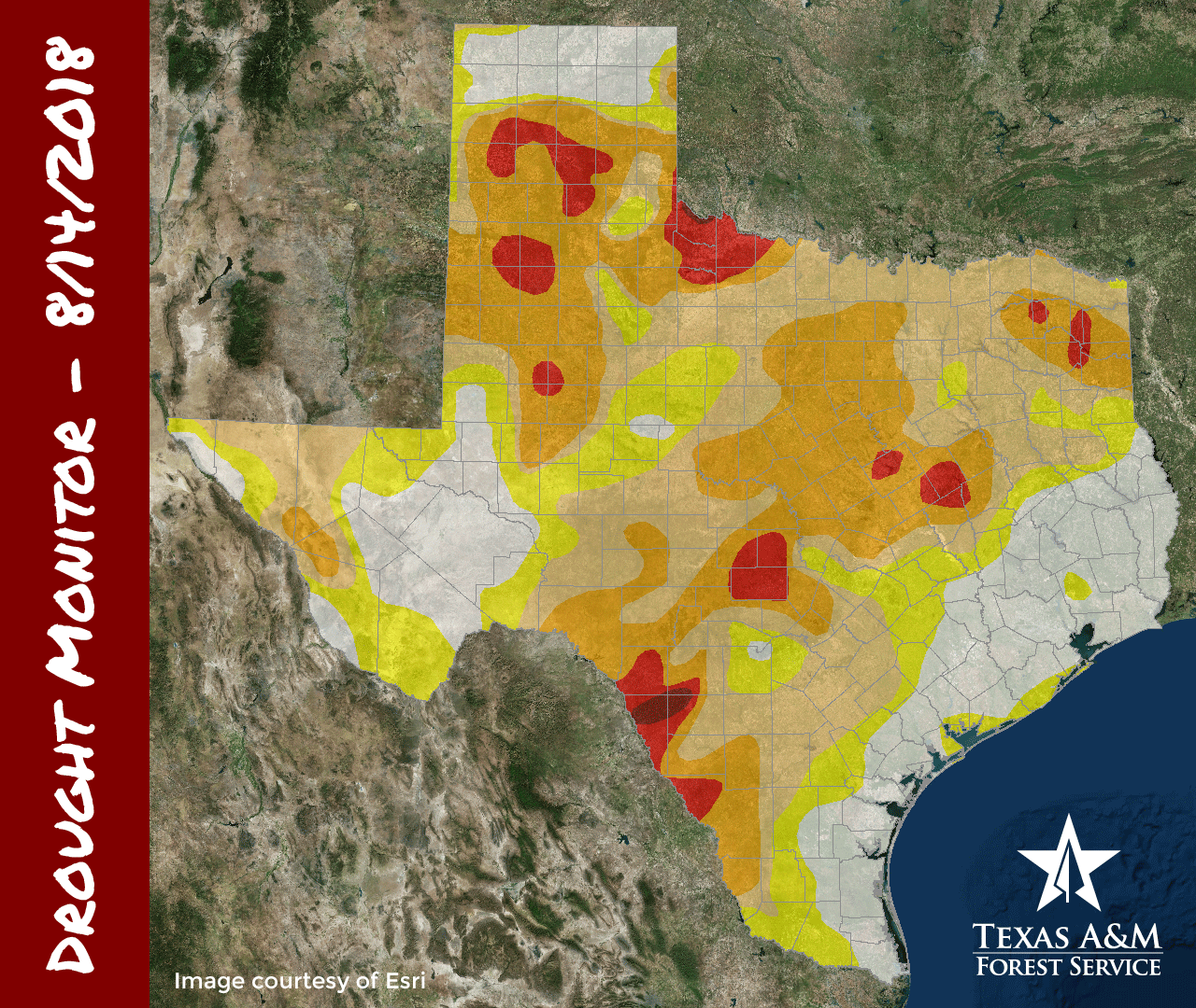 Burn Bans and Drought, August 2018