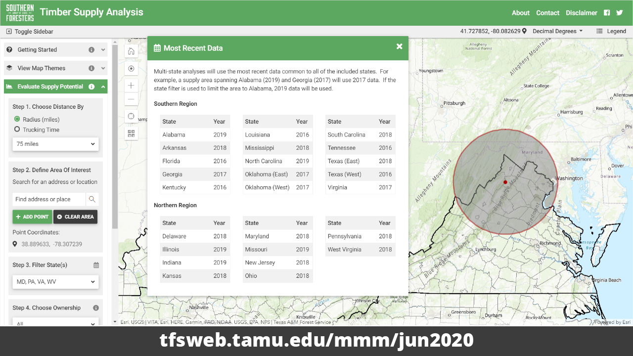 Timber Supply Update June 2020