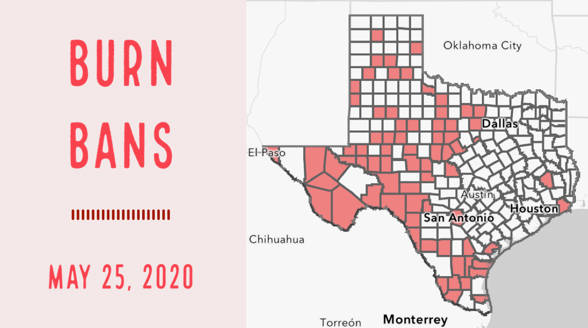 Burn Bans, Memorial Day 2020 Burn Bans, Memorial Day 2020