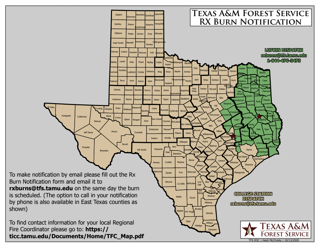 TFS_Prescribed_Burn_Notification_Centers TFS_Prescribed_Burn_Notification_Centers