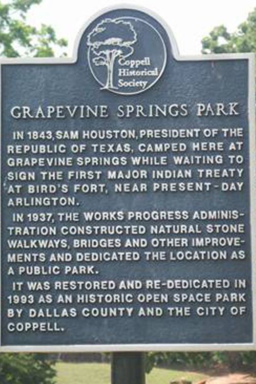 Houston Campsite Marker